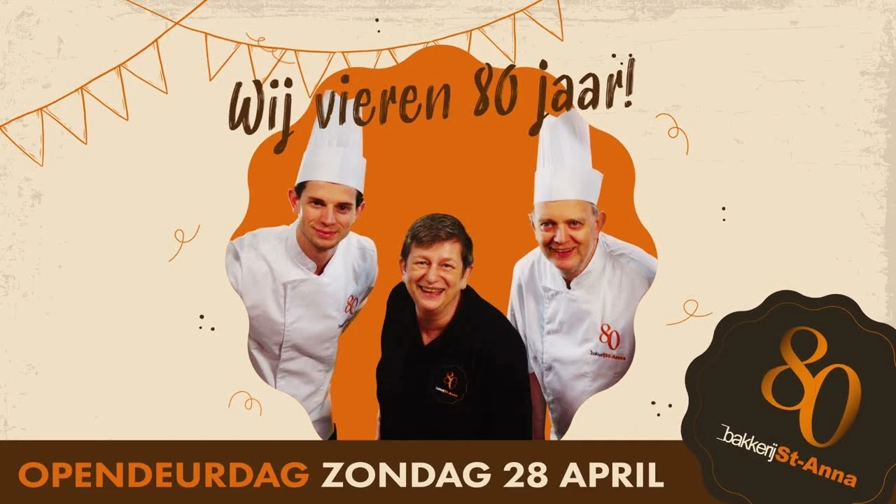 Bakkerij Sint-Anna viert 80 jaar, beeld uit de promovideo