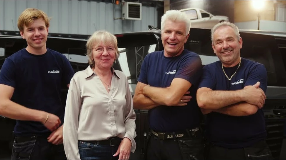 Het team van Thormes, beeld uit de bedrijfsvideo